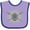 Lavender and Purple, variant on Inktastic Fencing Mask Foils Halftone Boys or Girls Baby Bib