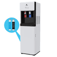 thumbnail image 2 of Avalon Self Clean Touchless Bottle-Less Hot/Cold Water Cooler, White, 2 of 5