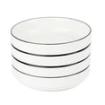 thumbnail image 6 of Mainstays Black Rim Round Ceramic Din Bowl, 38.9 oz, 6 of 9
