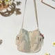thumbnail image 3 of Bolso Bandolera Lona Gran Capacidad para Mujer para Viajes Al Aire Libre (blanco), 3 of 6