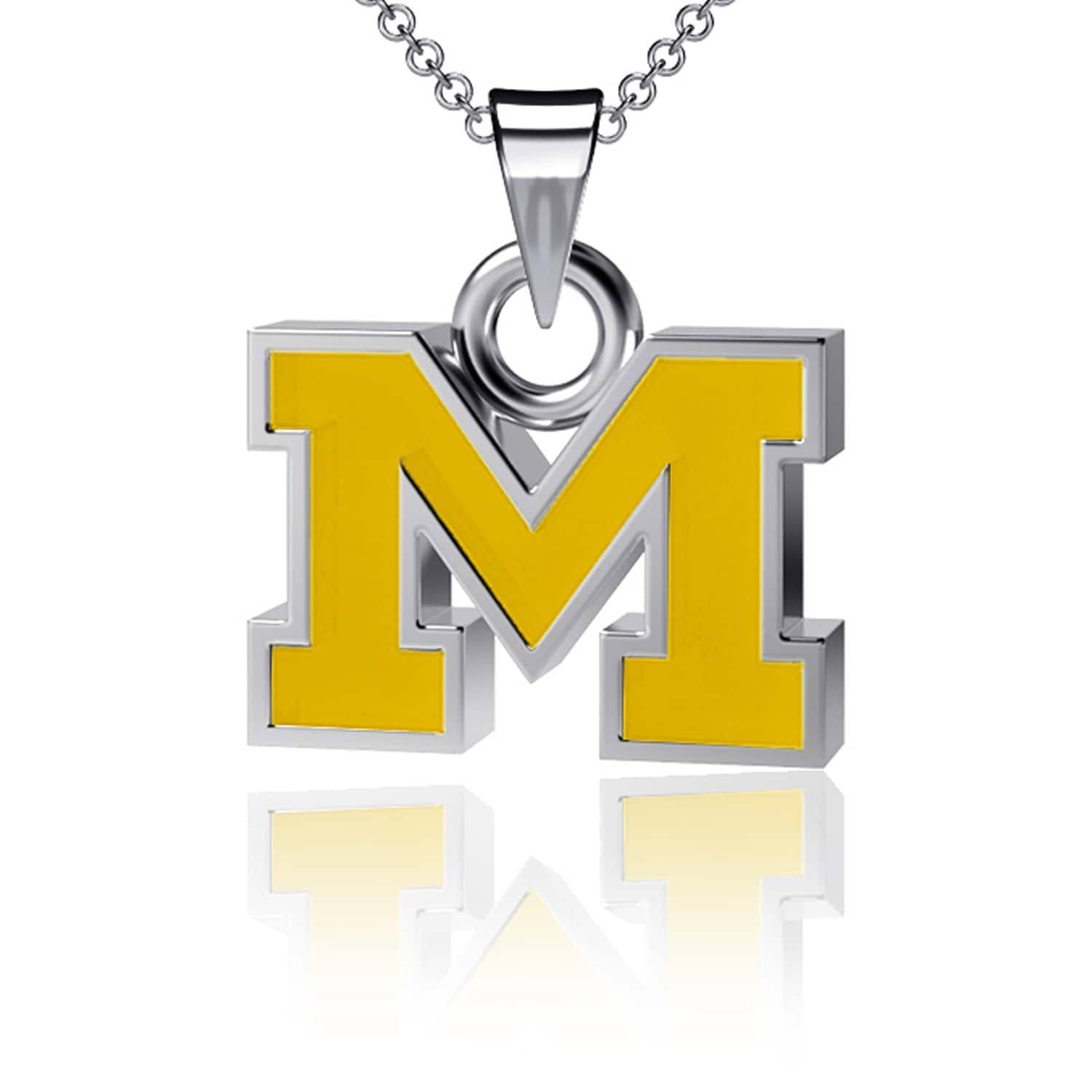 Dayna Designs Swimming Pendant Necklace Enamel Sterling Silver Jewelry Small for Women//Girls