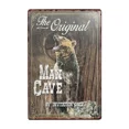 thumbnail image 4 of Letrero de hojalata con la regla de la cueva del hombre, póster vintage para el hogar, bar, hotel, pintura de pared, placa para fiesta, bar, decoración pública, 20 x 30 cm, 4 of 5