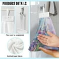 thumbnail image 6 of ZIATUBLE Dragonfly Floral Hanging Hand Towels Oil Painting Hand Towels for Kitchen Set 2 Piece Easy to Install Bathroom Hand Towels Quick Dry Dish Towels for Kitchen Decorative Hand Tie Towel, 6 of 7