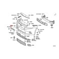 thumbnail image 2 of 1Pair Front Bumper Hole Cover Trim 52128-21901 52127-21902 Set for 2011-2013 TC Car Towing Hook Eye, 2 of 5