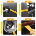 thumbnail image 5 of GOOACC 8Pcs Auto Trim Scratch Removal Tool Car Audio Dash Panel Window Molding Fastener Remover Tool Kit-Yellow, 5 of 7