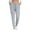 Gray, variant on Lmnyox Women's Cargo Pants Solid Color Tapered Athletic Trousers with Multiple Pockets Casual Outdoor Sport Pants