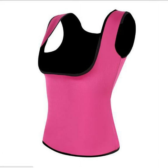 Hot Pink Waist Trainer for Women Neoprene Body Shaper for Gym Workout Waist Training FREE Eyeglass Pouch by Juniper's Secret. (Hot Pink, Small - US 2)