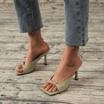 thumbnail image 4 of Nuevas sandalias y pantuflas de tacón alto a la moda de verano para mujer Wmkox8yii  hj789, 4 of 6