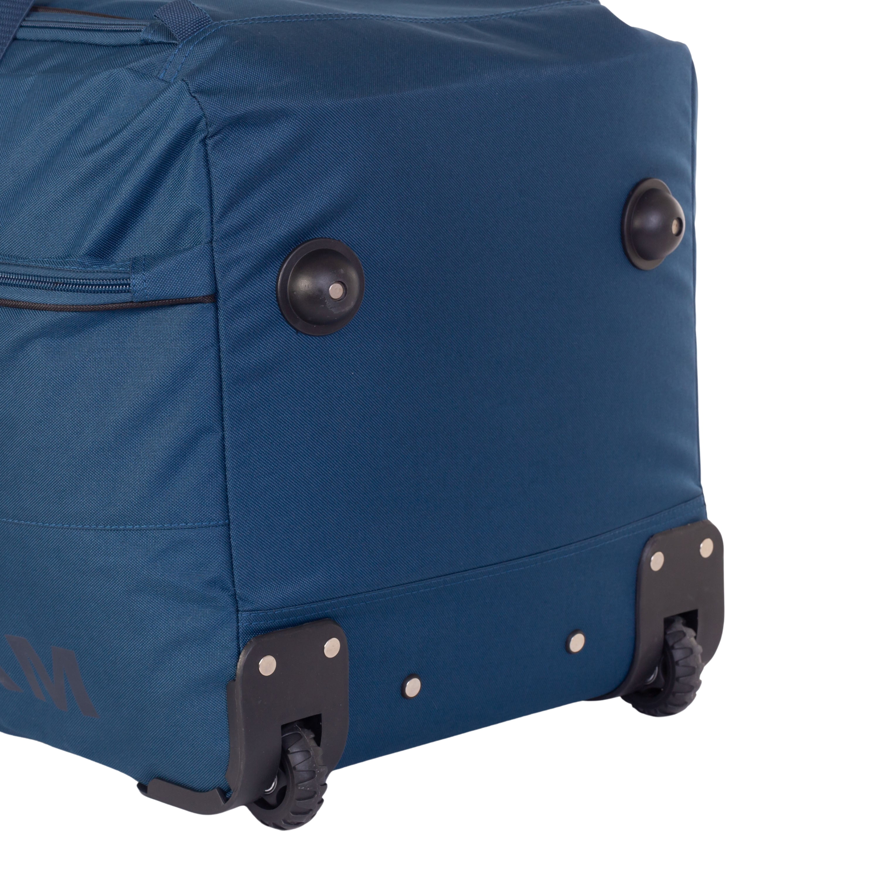 Jetstream 28" Large Wheeled Rolling Upright Duffel Bag with Trolley Handle, Blue