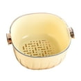 thumbnail image 2 of Teissuly Clearance Vegetable Basket - Vegetable Basket Strain Wash And Vegetables Fruit Multi Function Kitchen Vegetable Washing BasketStrainer & Soaking Bowl, Fruit Bowl & Vege(Yellow, Free Size) Teissuly WER2023081600618, 2 of 7