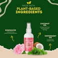 thumbnail image 4 of Locsanity Pure Rosewater Hair and Facial Spray – Trial Size Hydrating Face Mist to Soothe, Refresh, and Rejuvenate Skin, Reduce Oil and Buildup (4oz), 4 of 9