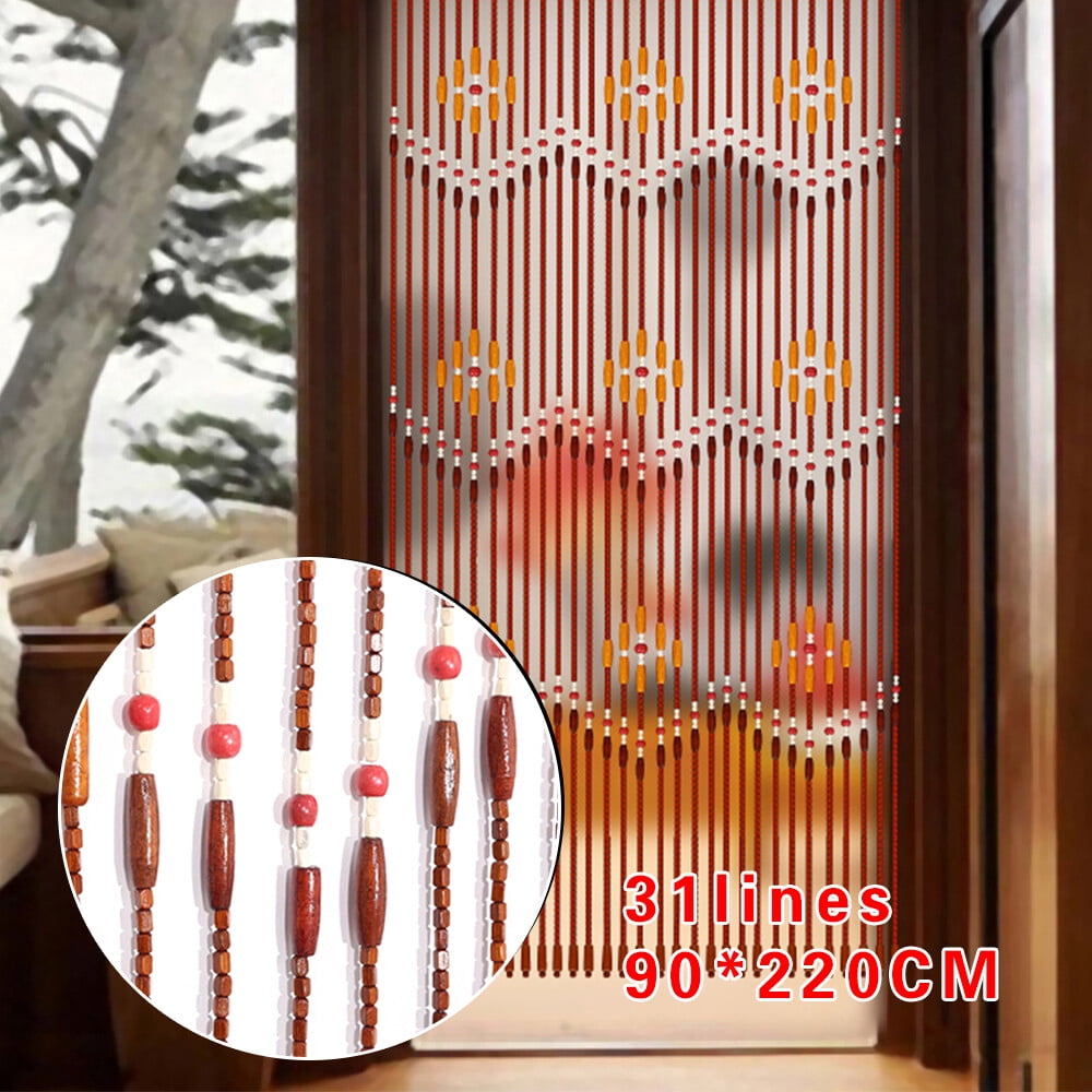 Door String Curtains Beaded Curtain For Doorway Tassels Beads Hanging Fringe NEW