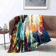 thumbnail image 1 of Blanket,Colorful Achill Island,Soft And Warm Throw Blanket,Fleece Blanket Sofa, 1 of 8