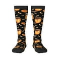thumbnail image 2 of Picia Women Crew Soft Moisture-wicking Socks Bee and Honey Pattern Design Cotton Socks, One Size fit All, 2 of 9