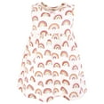 thumbnail image 4 of Hudson Baby Infant and Toddler Girls Cotton Dress and Cardigan Set, Sunshine And Rainbows, 9-12 Months, 4 of 5