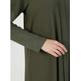 thumbnail image 5 of Asymmetric Tunic Khaki With Hidden Patented Collar With Stones, 5 of 5