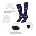thumbnail image 3 of Pofeuu Eggplant Print Stockings, Adult Running Hiking Socks for Youth and Adult, 3 of 6