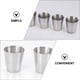thumbnail image 3 of 20 tazas de acero inoxidable reutilizables para beber café y vino., 3 of 7
