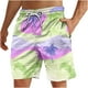 thumbnail image 1 of Pantalones Cortos Casuales de los Hombres Impresos Pantalones de Playa con Cordón de Bolsillo Deportivos, Poliéster Ligero para Primavera Verano Al Aire Libre Y Diario, 1 of 1