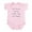 Petal Pink, variant on CafePress - Toddler Mommy Faster Than Daddy Body Suit - Baby Light Bodysuit, Size Newborn - 24 Months