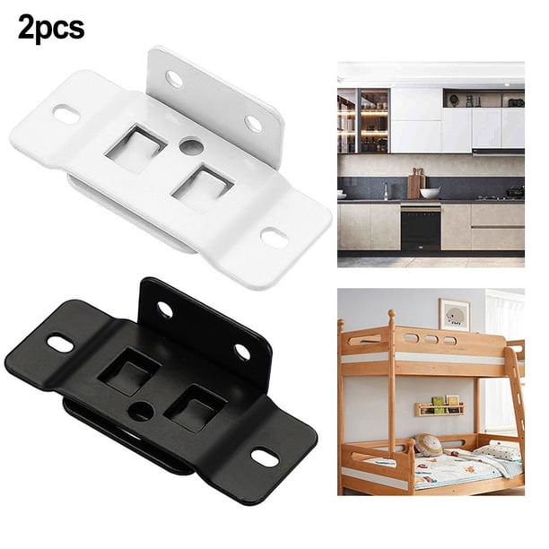 2pc Fixed Fastener 2-In-1 Insert Furniture Laminate L-Shaped 90