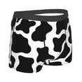 thumbnail image 3 of Bingfone Cow Print Black White Men'S Underwear - Casual Stretch Boxer Briefs-Large, 3 of 9