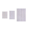 thumbnail image 2 of Home Weavers Orion Collection 100% Cotton Bathroom Rug, Non Slip Bath Mat Water Absorbent Soft Shaggy Mat Machine Washable, Thick Plush Rugs - 3PC Set with Runner, Coral, 2 of 5