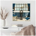 thumbnail image 5 of Amanti Art Blue Bath View I Framed Canvas Wall Art Print, 5 of 10