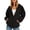Black, variant on Enjoytime Lightweight Zip Up Hoodie Women Loose Solid Color Long Sleeve Sweatshirt Fall Winter Fashion Tops with Pockets