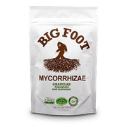 Big Foot Mycorrhizae (4 Oz Treats Up to 32 Plants) Granular - Mycorrhizal Root Enhancer - Made in USA - Includes Worm Castings, Humic Acid, Biochar, Azomite, Kelp