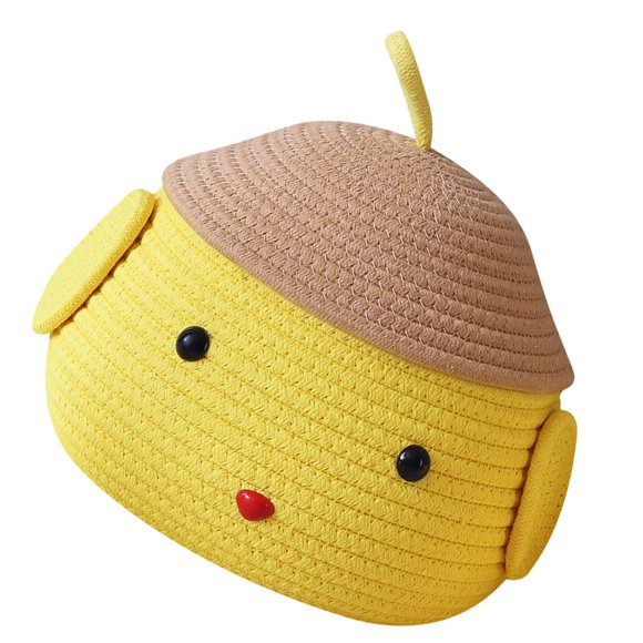 Houderco Cesta Para Huevos Con Forma De Pollito Tejida En De Para Almacenamiento Doméstico