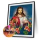 thumbnail image 1 of Cuadros Decorativos Kit de pintura de diamante 5D DIY Jesús Full Square Drill mosaico pared (ZQF8124) Tmvgtek embutido en tela, 1 of 8