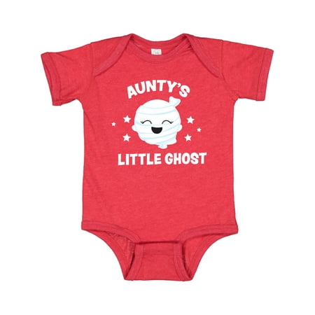 

Inktastic Cute Aunty s Little Ghost with Stars Gift Baby Girl Bodysuit