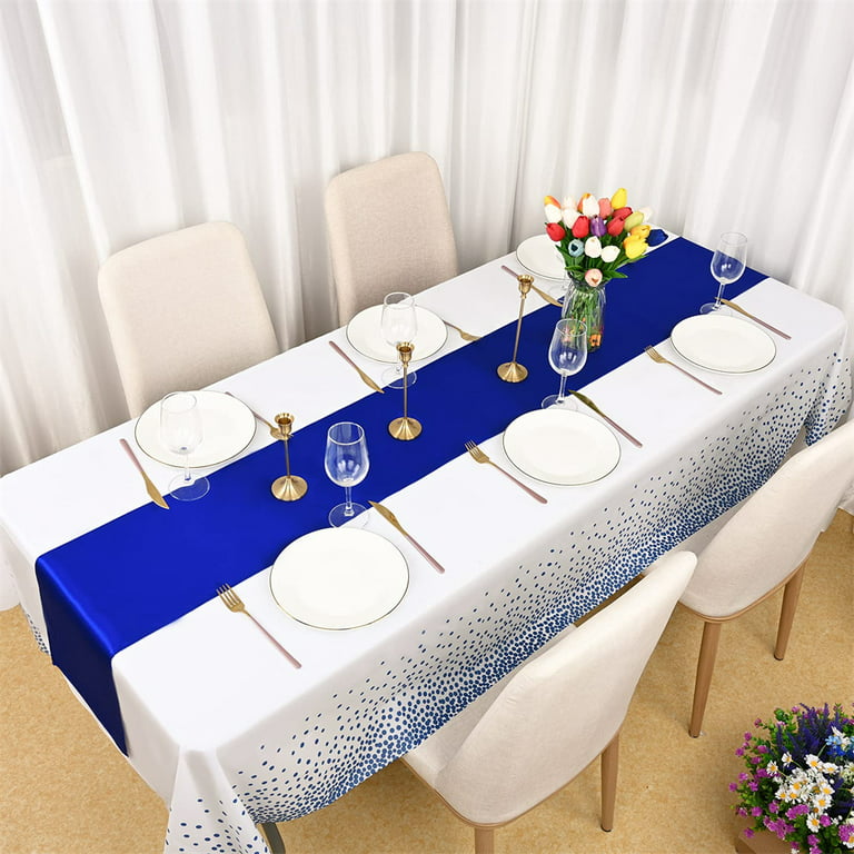 Buy Blue Table Covers, Runners & Slipcovers for Home & Kitchen by