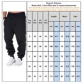 thumbnail image 2 of Male Casual Sports Pants Loose Fit Outdoor Jogging Drawstring Track Pants, 2 of 8