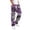 Purple, variant on KLHDSF Pants For Men Camouflage Cargo Pants Lightweight Polyester Casual Work Outdoor Trousers with 4 Pockets Blue L