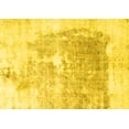 thumbnail image 1 of Ahgly Company Machine Washable Indoor Rectangle Solid Yellow Modern Area Rugs, 2' x 5', 1 of 4