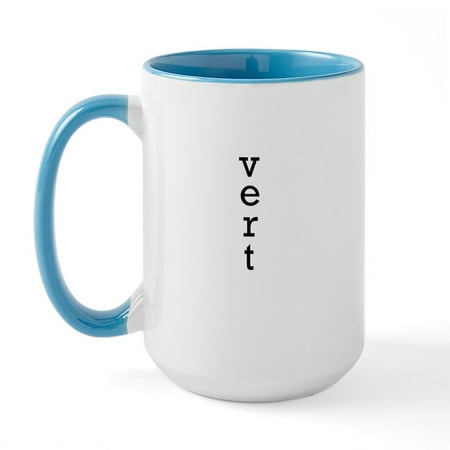

CafePress - Vert Large Mug - 15 oz Ceramic Large Mug