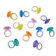 thumbnail image 1 of 74pcs Toy Ring Funny Colorful Diy Acrylic Plastic Ring Decorative Ring For Kid, 1 of 2