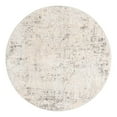 thumbnail image 3 of Unique Loom Caspian Collection Area Rug - Baku (5' 3" Round Gray/Silver), 3 of 11