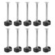 thumbnail image 1 of 10 Sets Professional Trampoline Screws for Playground Trampoline Parts Fastening Screws Silver 7.6X1.2X1.2CM, 1 of 3