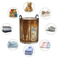 thumbnail image 6 of Laundry Basket, Golden Drapes Pillars Clouds Laundry Hamper Waterproof Laundry Bag Clothes Hamper Laundry Bin with Handles for Bedroom, Living Room, Kids Room, 6 of 6