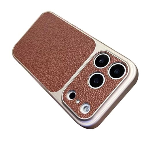 Case For Iphone 17/17 Pro/17 Pro Max/17 Air, Slim Anti-Shock Pattern Leather Case All-Inclusive Lens Protection Cover