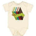 thumbnail image 3 of Inktastic Bookworm Books Reading Boys or Girls Baby Bodysuit, 3 of 5