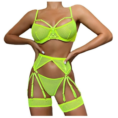 

Bigersell Sheer Exotic Lingerie Nightgown for Women Women Underwear Bra Panties Underclothes Underpants Garter Belt Lingerie Sets Push Up Lingerie Nightwear for Ladies