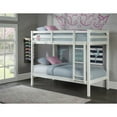 thumbnail image 5 of Hillsdale Caspian Twin Over Twin Bunk Bed with Hanging Night Tray, White, 5 of 6
