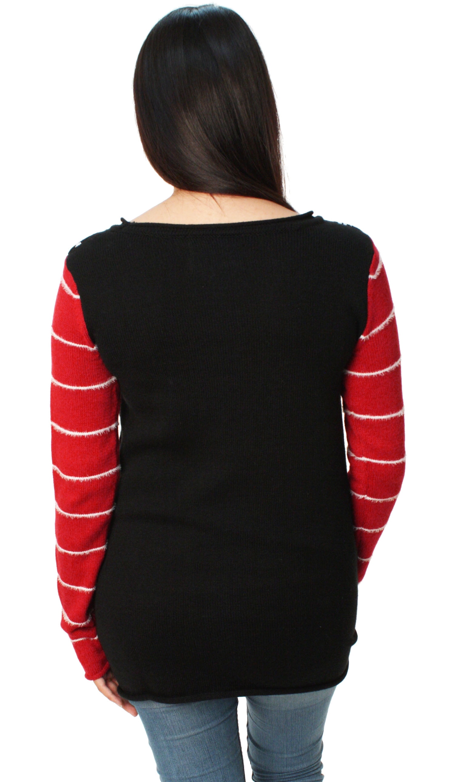 mrs claus sweater dress walmart