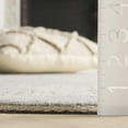 thumbnail image 4 of SAFAVIEH Ikat Iola Geometric Area Rug, Ivory/Light Blue, 6' x 6' Round, 4 of 9