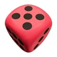 thumbnail image 2 of Christmas Santa Swap Gift Exchange Dice, Six-Sided Funny Colored Foam EVA Dice, Fun Party Game Toy for Holiday Gatherings, Adds Excitement to Gift Swaps and Christmas Parties, Red, 1pcs, 2 of 6