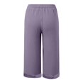 thumbnail image 5 of WILLBEST Pantalones Casuales elegantes para Mujer con Cintura Elástica y Bolsillos para Uso Diario, Ideales para Actividades al Aire Libre En Primavera y Verano. Grande, 5 of 5